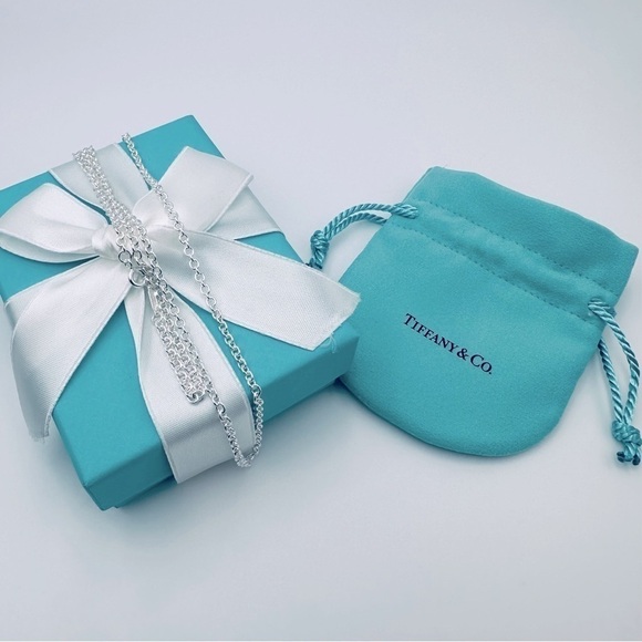 NWT Tiffany & Co. 24” Huge 3 mm Rolo Chain Link Necklace with PACKAGING - Picture 10 of 10